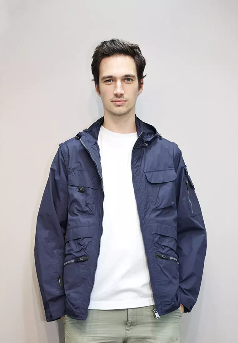 East Pole East Pole Men’s 15 Pockets Detachable Sleeves Leisure Travel Jacket