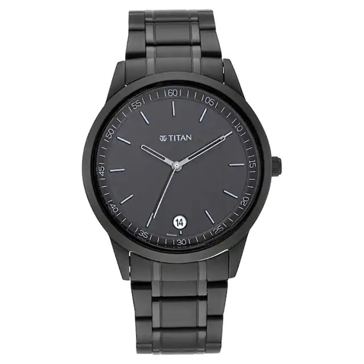 Minimals Black Dial & Metal Strap
