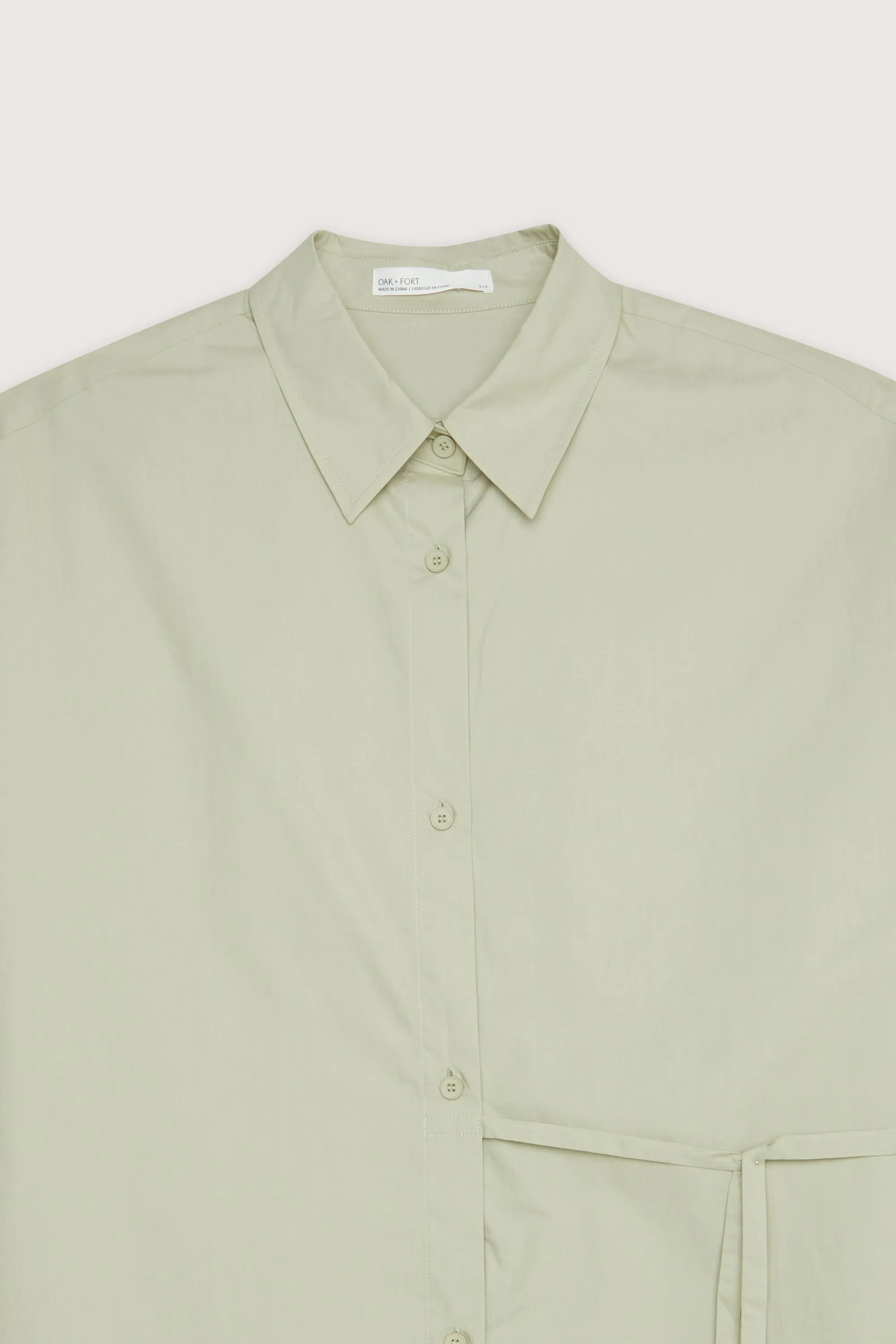 OVERSIZED BUTTON SHIRT