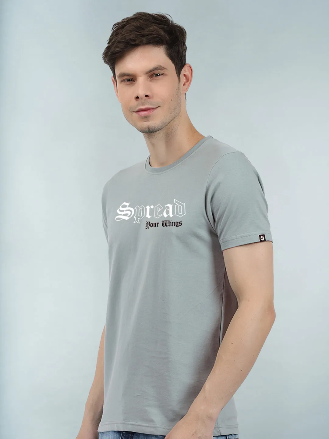 Spread Men Half Sleeve Printed T-Shirt